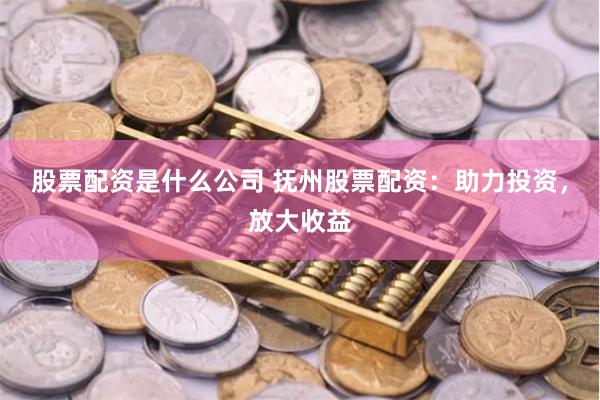 股票配资是什么公司 抚州股票配资:助力投资,放大收益