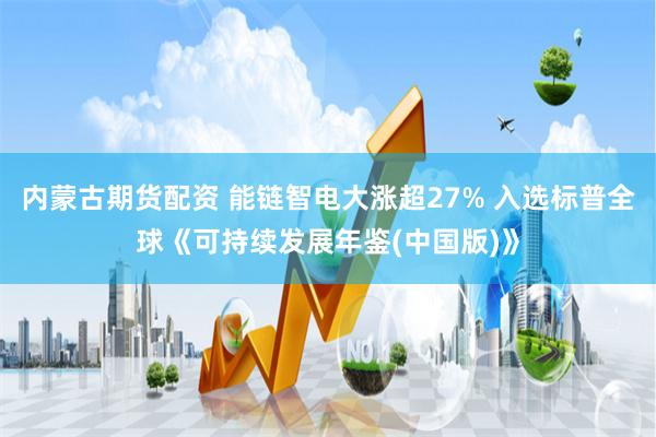 内蒙古期货配资 能链智电大涨超27% 入选标普全球《可持续发展年鉴(中国版)》